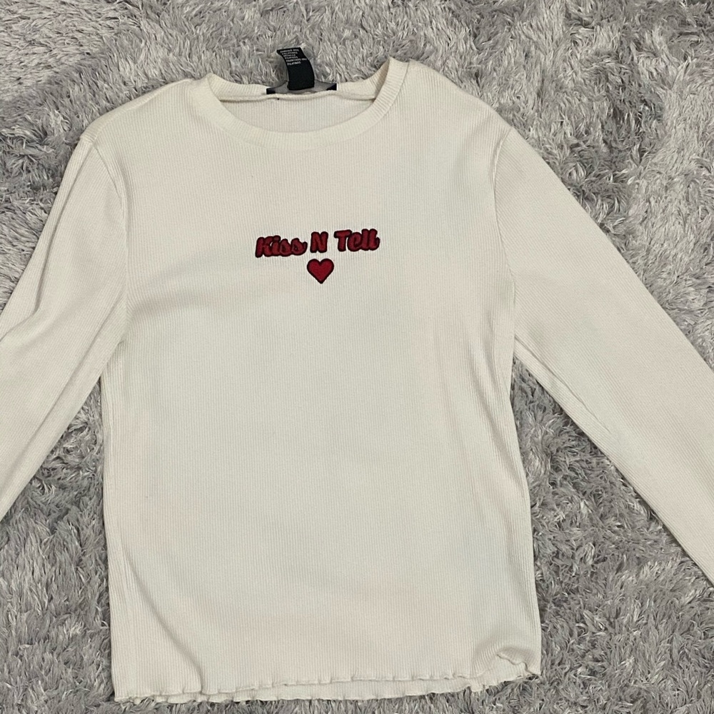 Forever 21 white long sleeve xs